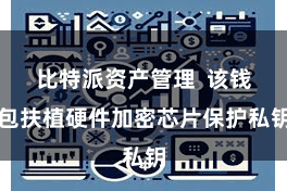 比特派资产管理  该钱包扶植硬件加密芯片保护私钥
