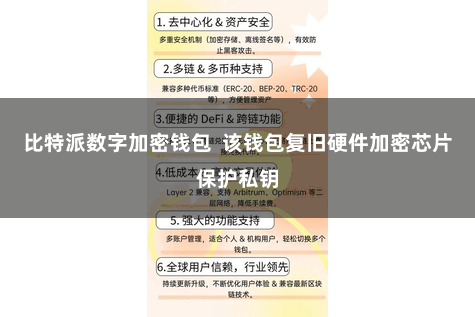 比特派数字加密钱包  该钱包复旧硬件加密芯片保护私钥